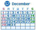 2024年12月カレンダー