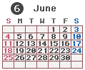 2023年06月カレンダー