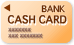 キャッシュカード（オレンジ）