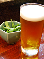 ビール＆枝豆